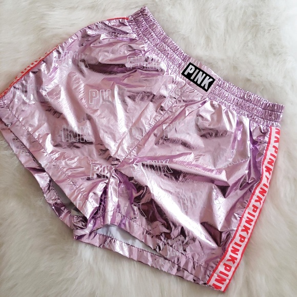 PINK Victoria's Secret Pants - PINK holographic shorts